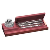 Прибор письменный с чернильницей (ручки в набор не входят); 24х9