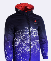 Куртка Норд с капюшоном на синтепоне унисекс, с полной запечаткой Куртка Норд с капюшоном на синтепоне унисекс, с полной запечаткой