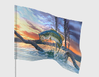 Флаг Рыба 100х150 см