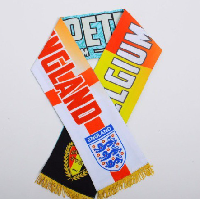 Шарф болельщика матч за 3-е место Бельгия - Англия 14.07 Санкт-Петербург