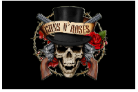 Флаг группы Guns N`Roses 90х135 см