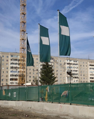 Флагшток уличный стационарный ЭКОНОМ БАННЕР 10 метров