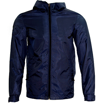 Ветровка Рэйн с капюшоном унисекс, однотонная