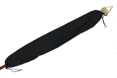 Чехол для знамени черный