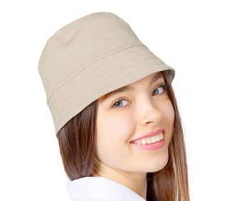 Панама Монако из греты с отстроченными полями, однотонная