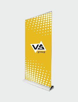 ROLL UP стенд Premium (капля) размер 85х200 (без полотна)